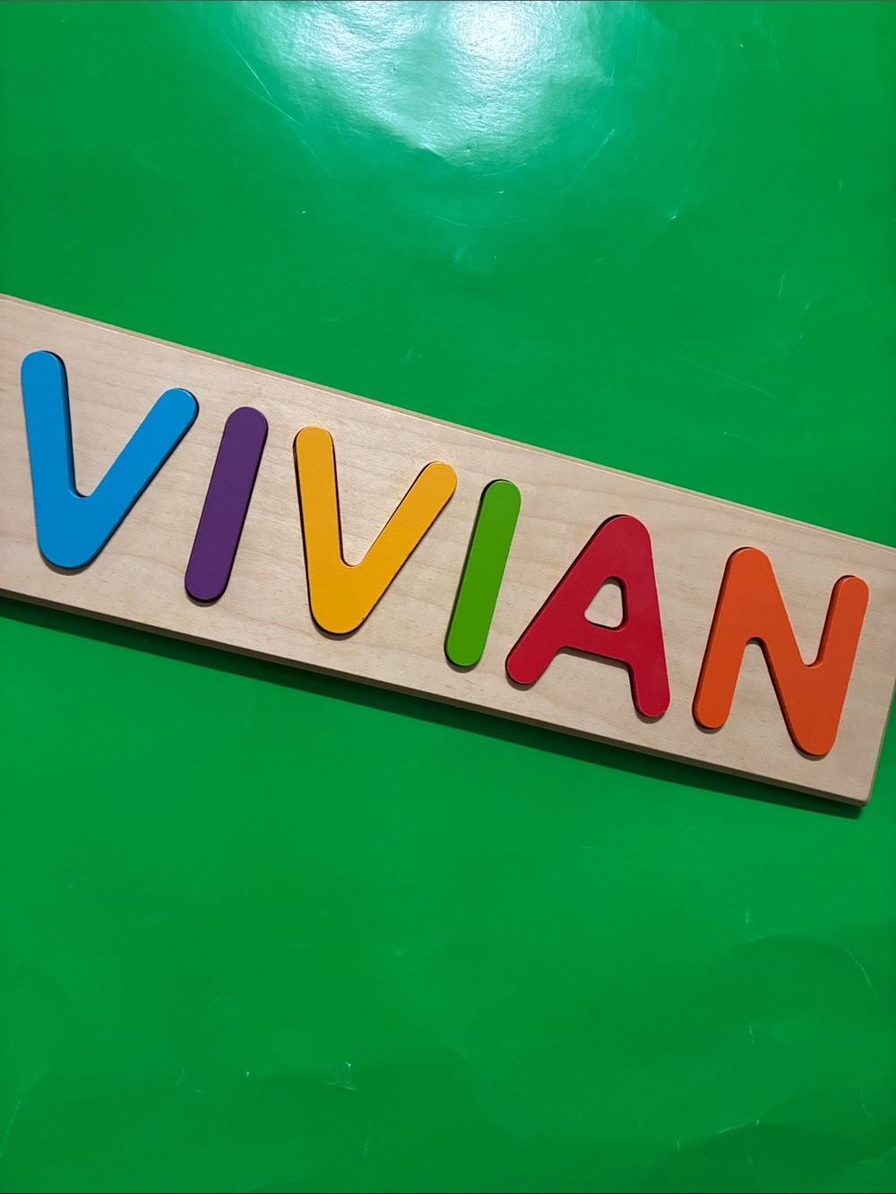VIVIAN - Wooden Name Puzzle